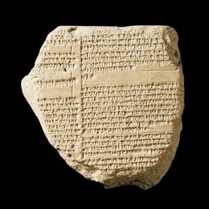 Nabonidus Chronicle, cuneiform inscription on clay tablet